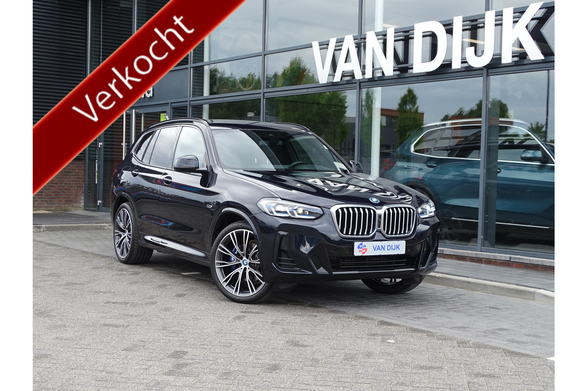 BMW X3 xDrive30e M Sportpakket High Exe. Elek.Trekhaak Stoelventilatie Leder Laser HiFi Head-up Nav.Pro. Driv.Ass. 21" LM Velgen